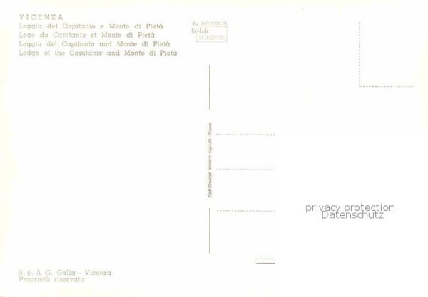 Vicenza Loggia del Capitanio e Monte die Pieta – Bild 2