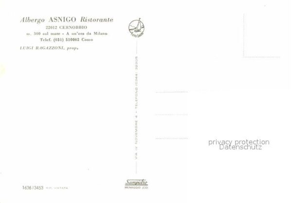 Cernobbio Lago di Como Albergo Asnigo Restaurant – Bild 2