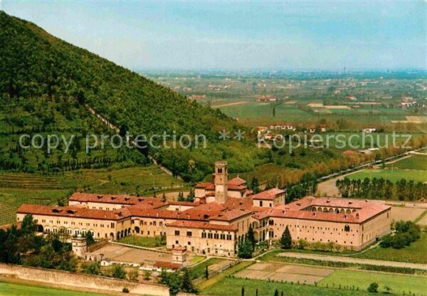 Badia di Praglia Fliegeraufnahme