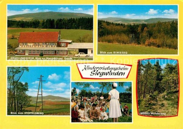 Siegwinden Kindererholungsheim Rimberg Wessel Stop