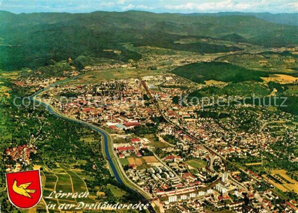 Loerrach Fliegeraufnahme