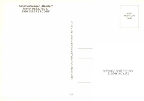 Oberstdorf Ferienwohnung Genster – Bild 2
