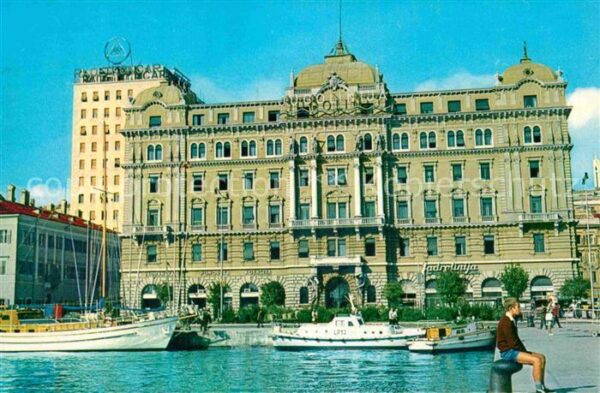 Rijeka Fiume Hafenpartie