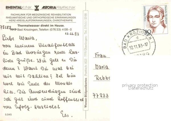 Bad Krozingen Rheintalklinik Astoria Privatklinik – Bild 2