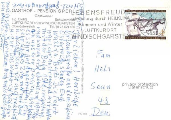 Windischgarsten Gasthaus Pension Sperl – Bild 2