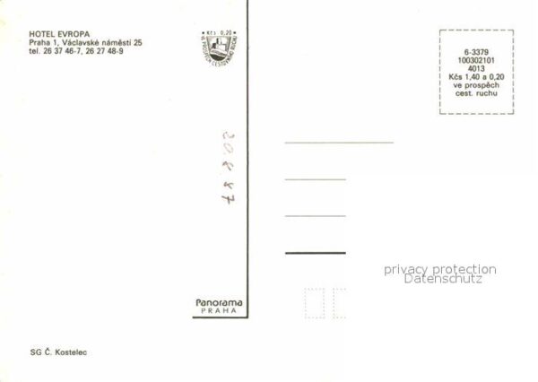 Praha Prahy Prague Hotel Evropa – Bild 2