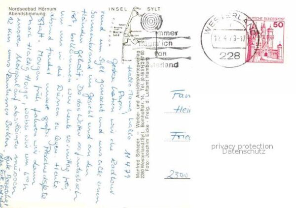 Hoernum Sylt Fliegeraufnahme mit Leuchtturm – Bild 2