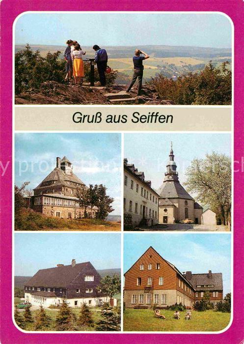 Seiffen Erzgebirge Bergbaude Rundkirche