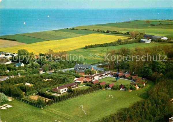 Schoenhagen Brodersby Fliegeraufnahme Schullandheim Ostsee