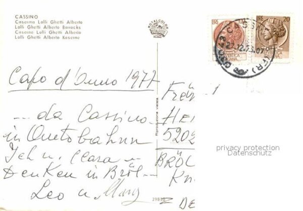 Cassino Lolli Ghetti Alberto Kaserne – Bild 2