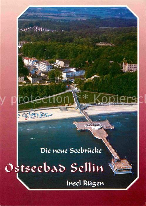 Sellin Ruegen Fliegeraufnahme neue Seebrücke