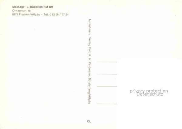 Fischen Allgaeu Massage- und Bäderinstitut OTT – Bild 2