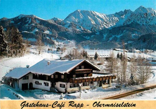 Obermaiselstein Gästehaus Cafe Rapp