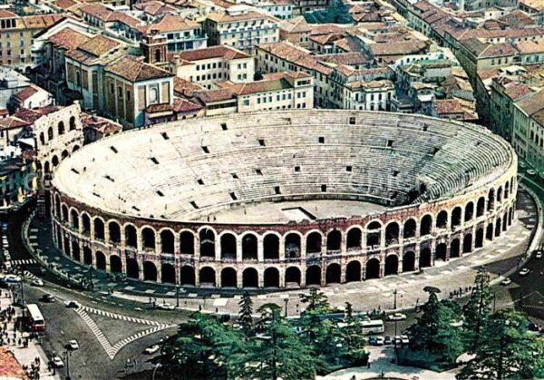 Verona Veneto Fliegeraufnahme Arena