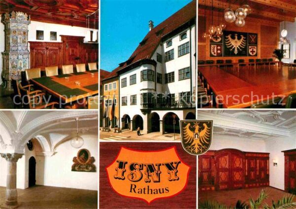 Isny Allgaeu Rathaus 3 Patrizierhäuser