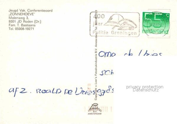 Roden Netherlands Jeugd Vak Zonnehoeve Speisesaal Gaststu – Bild 2