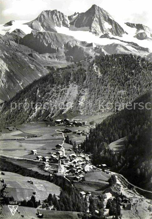 Kals Grossglockner Fliegeraufnahme