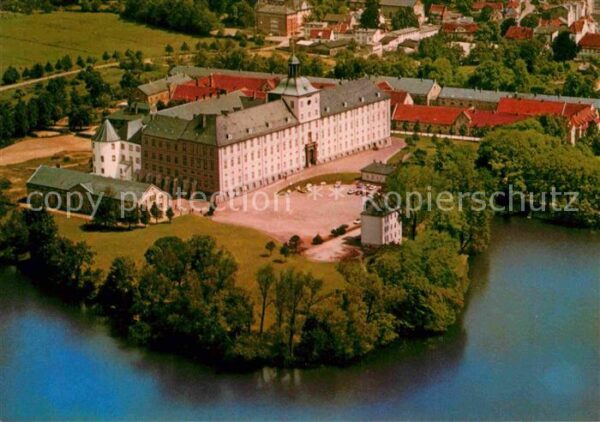 Schleswig Schlei Fliegeraufnahme mit Schloss Gottorf und