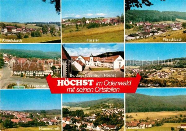 Hoechst Odenwald Annelsbach Forstel Pfirschbach Hassenro