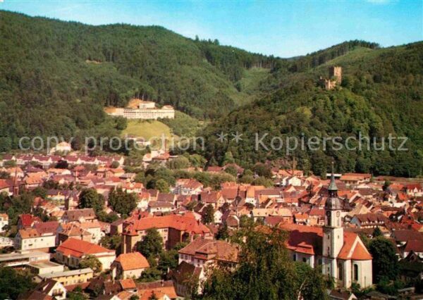 Waldkirch Breisgau mit Kastelburg und Bruder Klaus Kranken