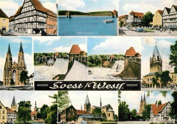 Soest Arnsberg Freiligrathaus Möhnetalsperre Überlauf