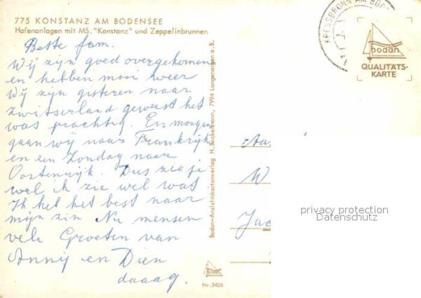 Konstanz Bodensee Hafenanlagen mit MS Konstanz und Zeppel – Bild 2