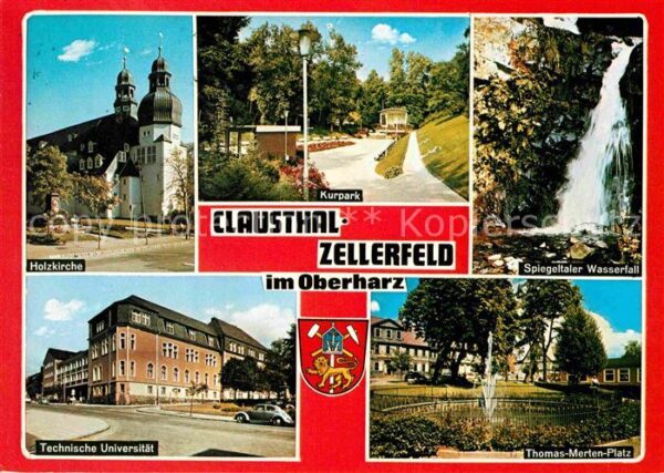 Clausthal-Zellerfeld Holzkirche Kurpark Spiegeltaler Wasserf