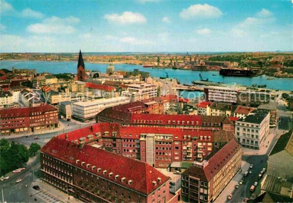 Kiel Blick auf Stadt und Hafen
