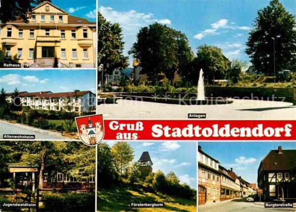 Stadtoldendorf Rathaus Altenwohnheim Anlagen Jugendwal