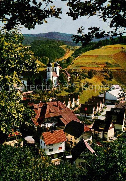 Schapbach Teilansicht mit Kirche
