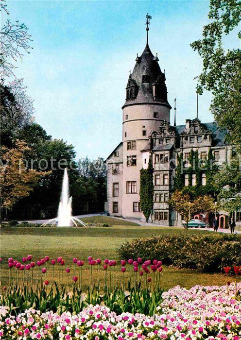 Detmold Fürstl Residenzschloss Fontäne