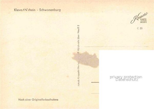 Kleve Schwanenburg Bootsliegeplatz – Bild 2