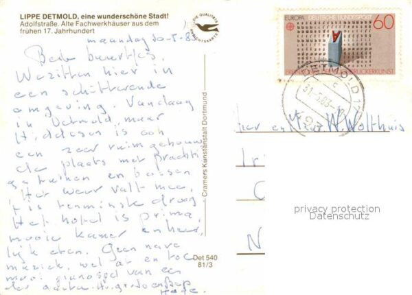 Detmold Adolfstrasse Alte Fachwerkhäuser – Bild 2