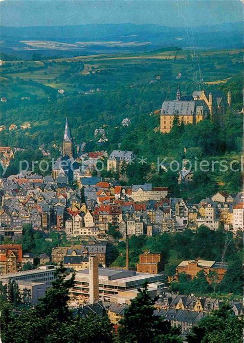 Marburg Lahn mit Schloss