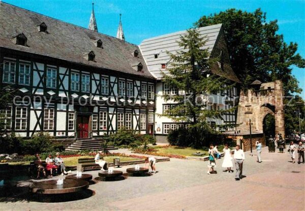 Goslar Am Rosentor mit Kloster Neuwerk