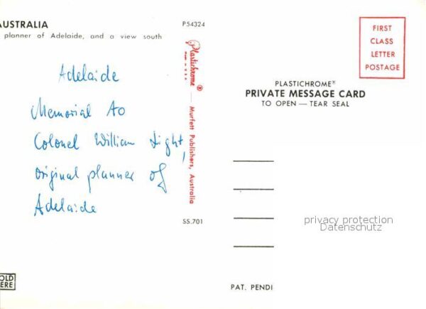 Adelaide Memorial to Colonel William Light – Bild 2
