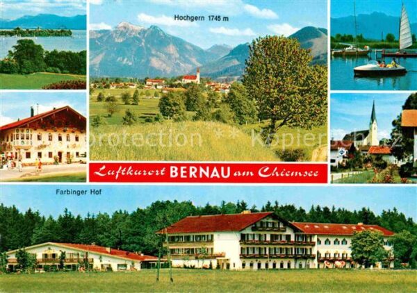 Bernau Chiemsee Gasthof Alter Wirt Kampenwand Farbinger