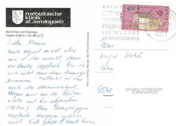 Prien Chiemsee Med Klinik St Irmingard Hallenbad Foyer – Bild 2