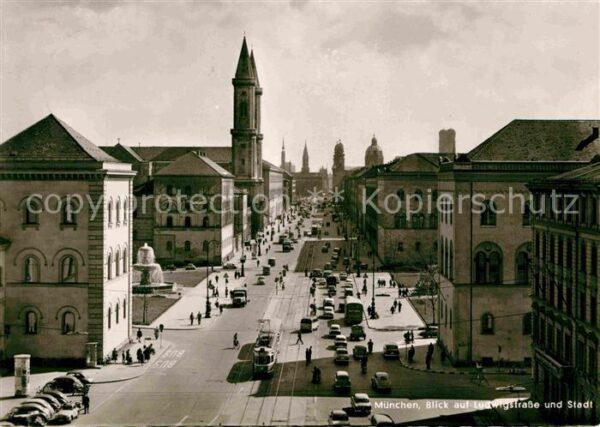 Muenchen Ludwigstrasse Teilansicht