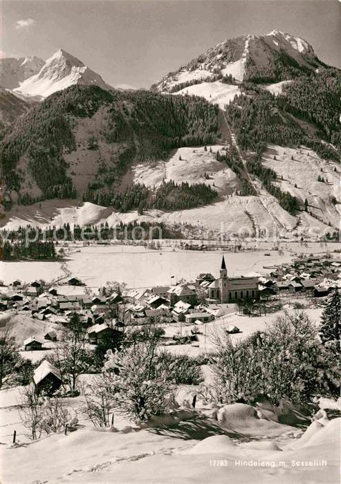 Hindelang mit Rotspitze und Imbergerhorn und Horn