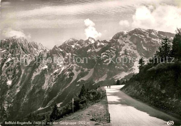 Berchtesgaden Rossfeld Ringstrasse mit Göllgruppe