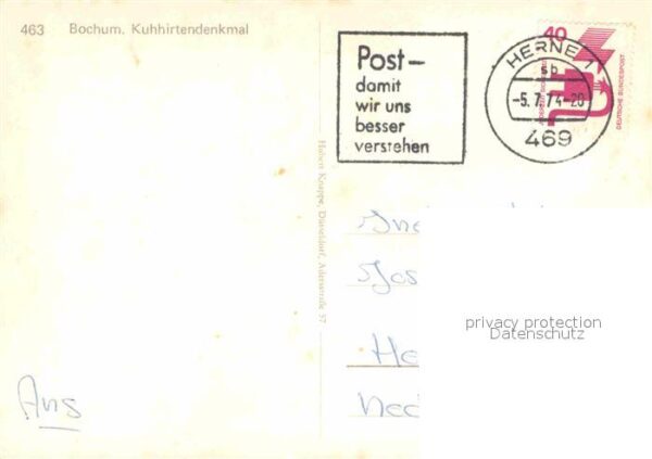 Bochum Kuhhirtendenkmal – Bild 2