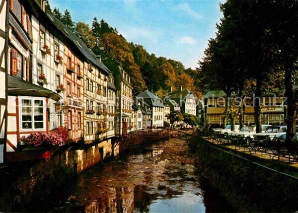 Monschau Fachwerkhäuser an der Rur