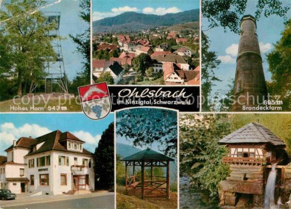Ohlsbach Hohes Horn Teilansicht Brandeckturm Gas