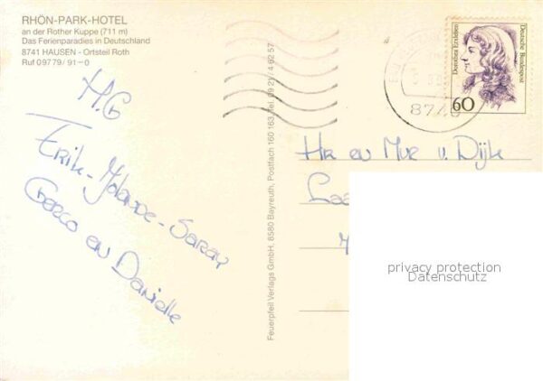 Hausen Rhoen Fliegeraufnahme Rhön Park Hotel Pferde – Bild 2