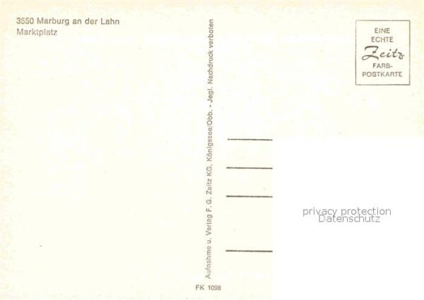 Marburg Lahn Marktplatz Brunnen – Bild 2