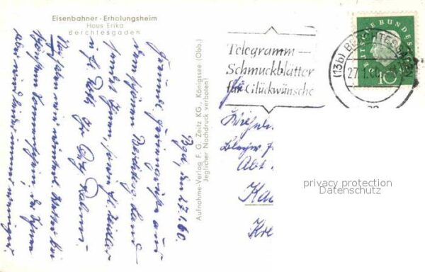Berchtesgaden Eisenbahner Erholungsheim – Bild 2