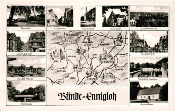 Ennigloh Gesamtansicht Eichstrasse Freibad Bahnh