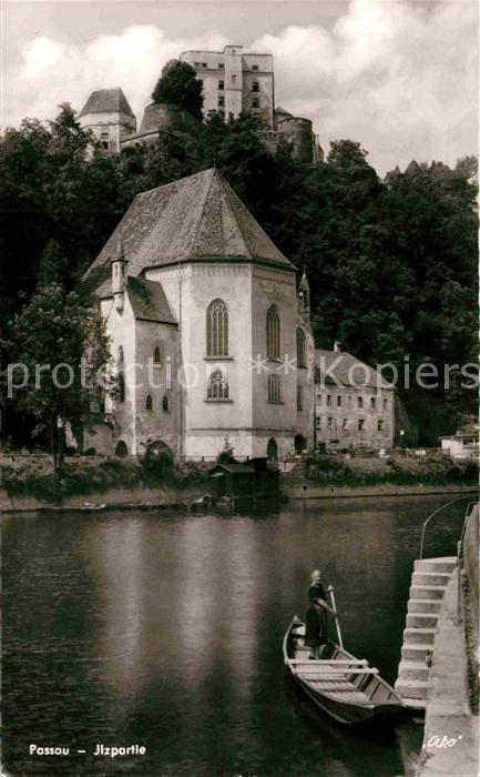 Passau Kahnüberfahrt an der Ilz