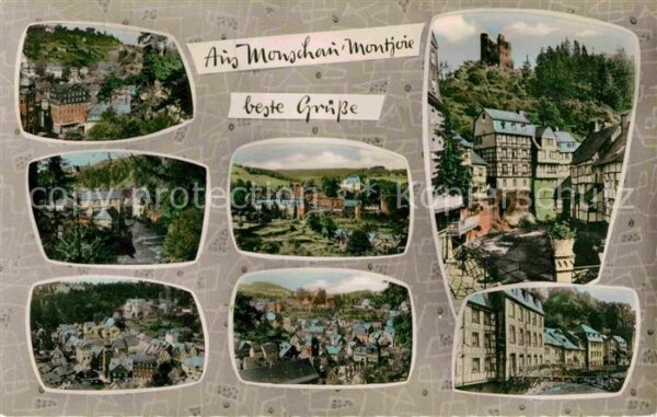 Monschau Ruine Haller Teilansicht Gesamtansicht